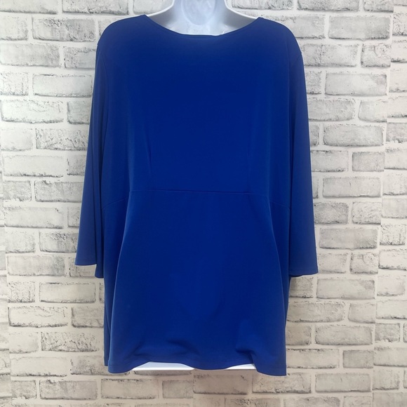 Lane Bryant V-Neck Flowing Blouse 22/24 - Picture 3 of 7